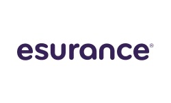 A purple and black logo for insuranceone.