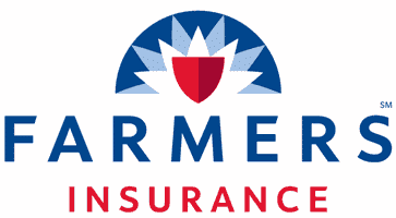 A logo of farmers insurance.