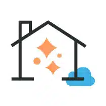 Safe Homes Icon with Background