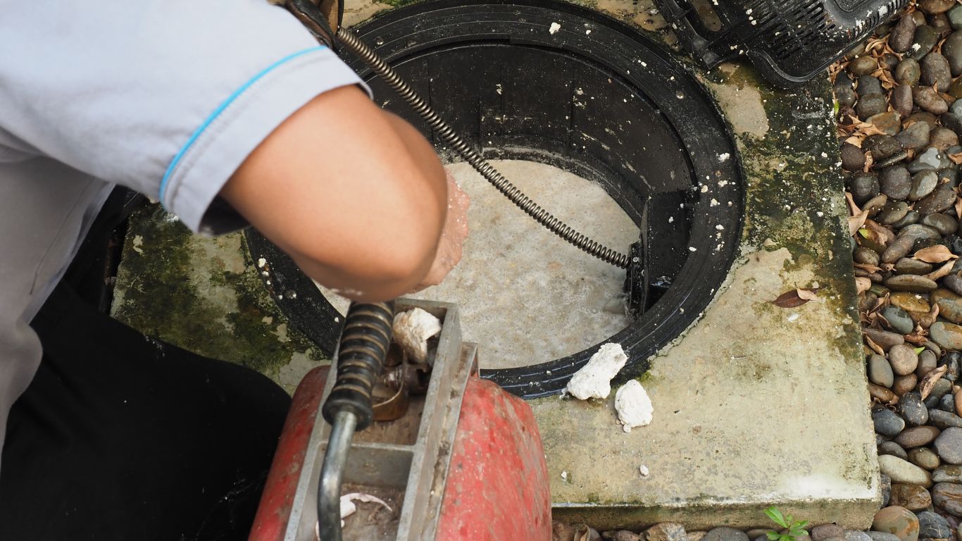 sewage cleanup